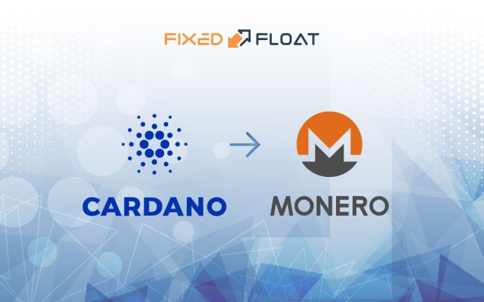 Exchange Cardano to Monero