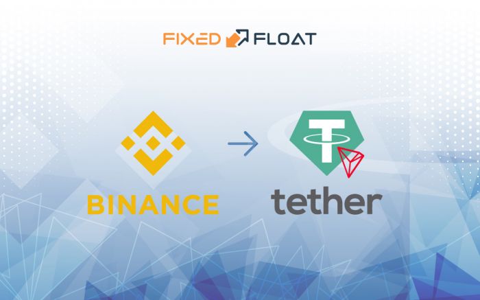 Обмен Binance Coin на USDT (TRC-20)