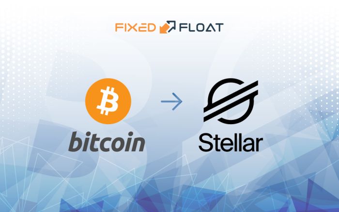 Exchange Bitcoin to Stellar Lumens
