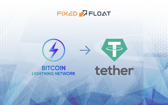Tauschen Sie Bitcoin Lightning Network gegen USDT (ERC-20)