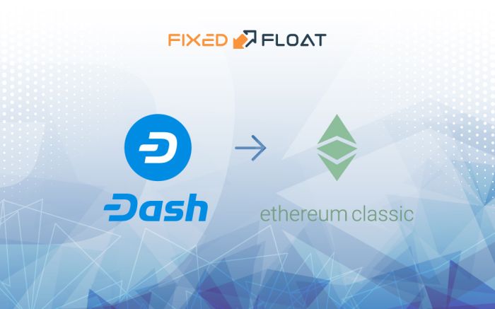 Tauschen Sie Dash gegen Ethereum Classic