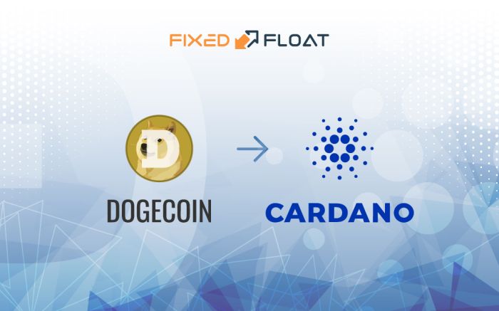 Tauschen Sie Dogecoin gegen Cardano