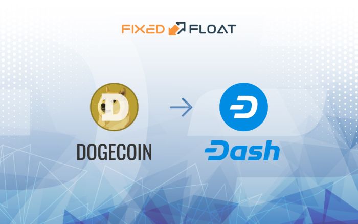 Câmbio Dogecoin por Dash
