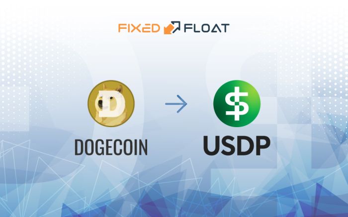 Tauschen Sie Dogecoin gegen USDP
