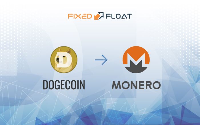 Exchange Dogecoin to Monero