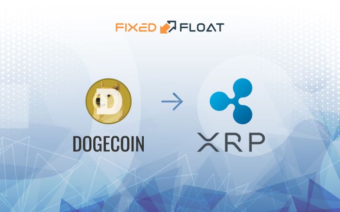 Câmbio Dogecoin por XRP