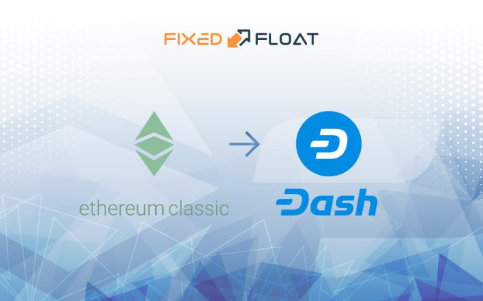 Tauschen Sie Ethereum Classic gegen Dash