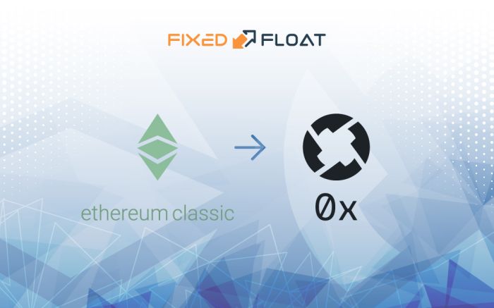 Обмен Ethereum Classic на 0x