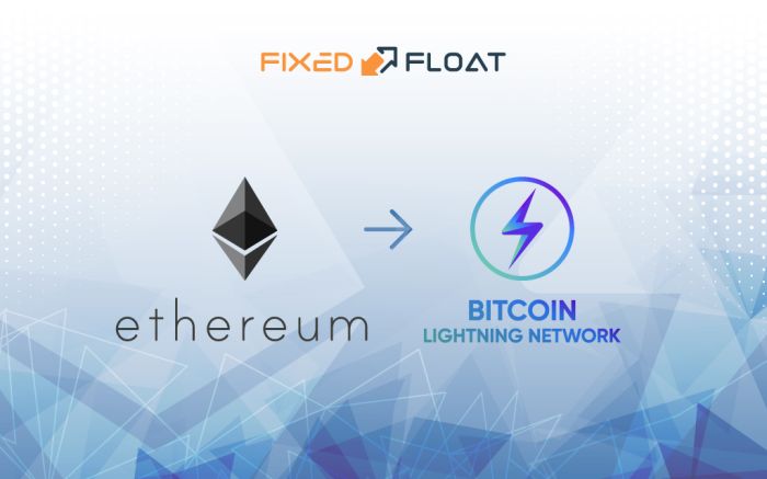 Exchange Ethereum to Bitcoin Lightning Network