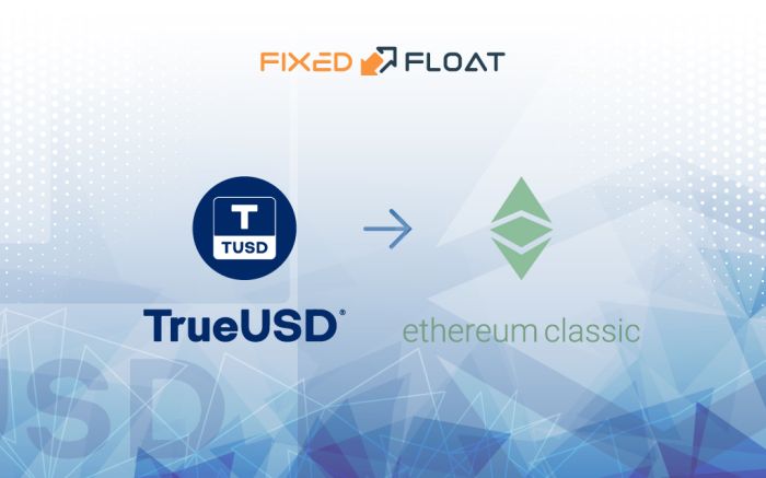 Tauschen Sie TrueUSD gegen Ethereum Classic