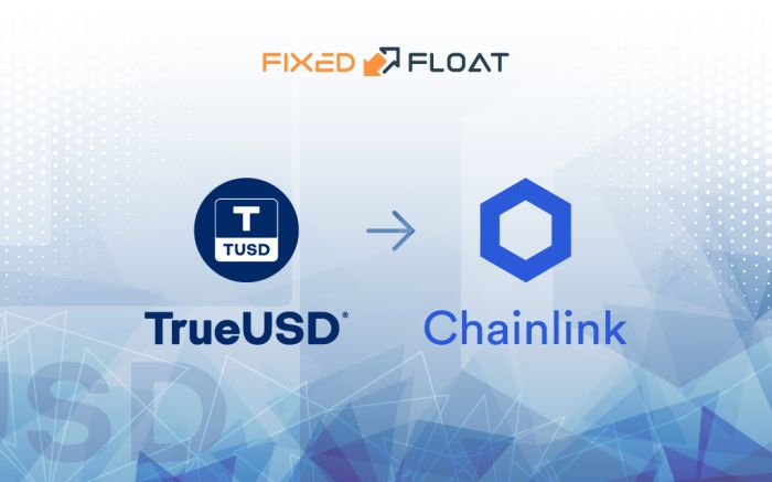 Tauschen Sie TrueUSD gegen Chainlink