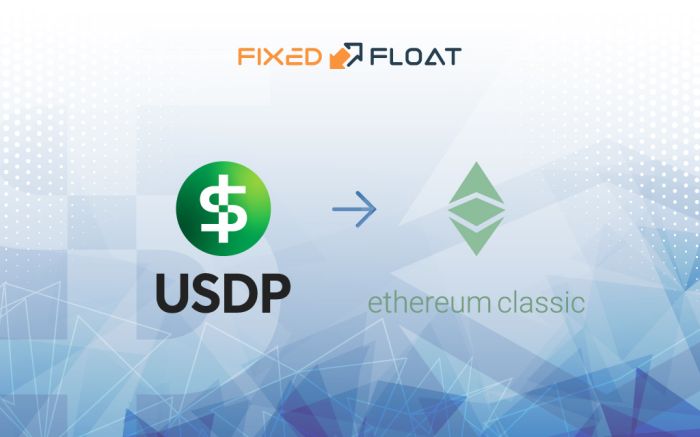 Tauschen Sie USDP gegen Ethereum Classic