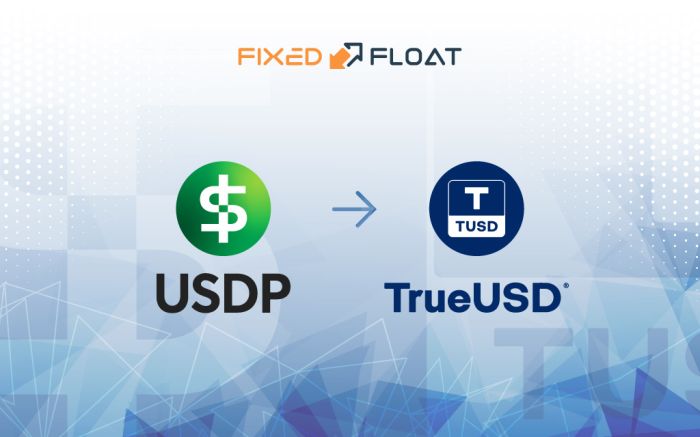 Exchange USDP to TrueUSD
