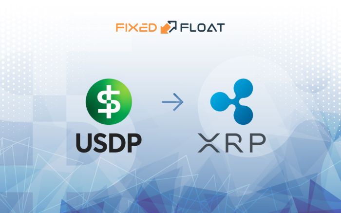 Câmbio USDP para XRP