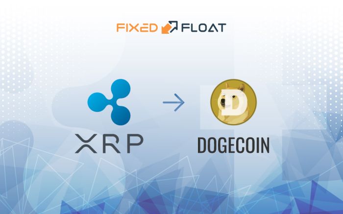 Câmbio XRP por Dogecoin