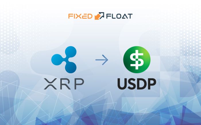 Câmbio XRP por USDP