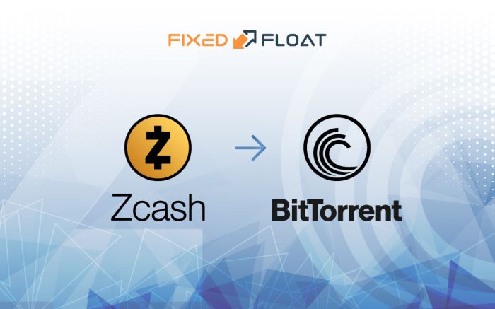 Exchange Zcash to BitTorrent