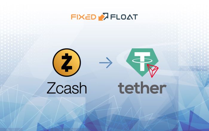 Intercambiar Zcash a USDT (TRC-20)
