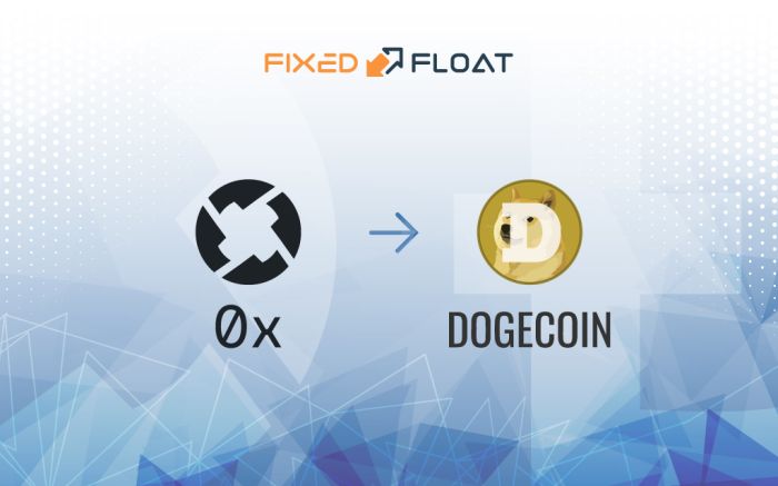 Tauschen Sie 0x gegen Dogecoin